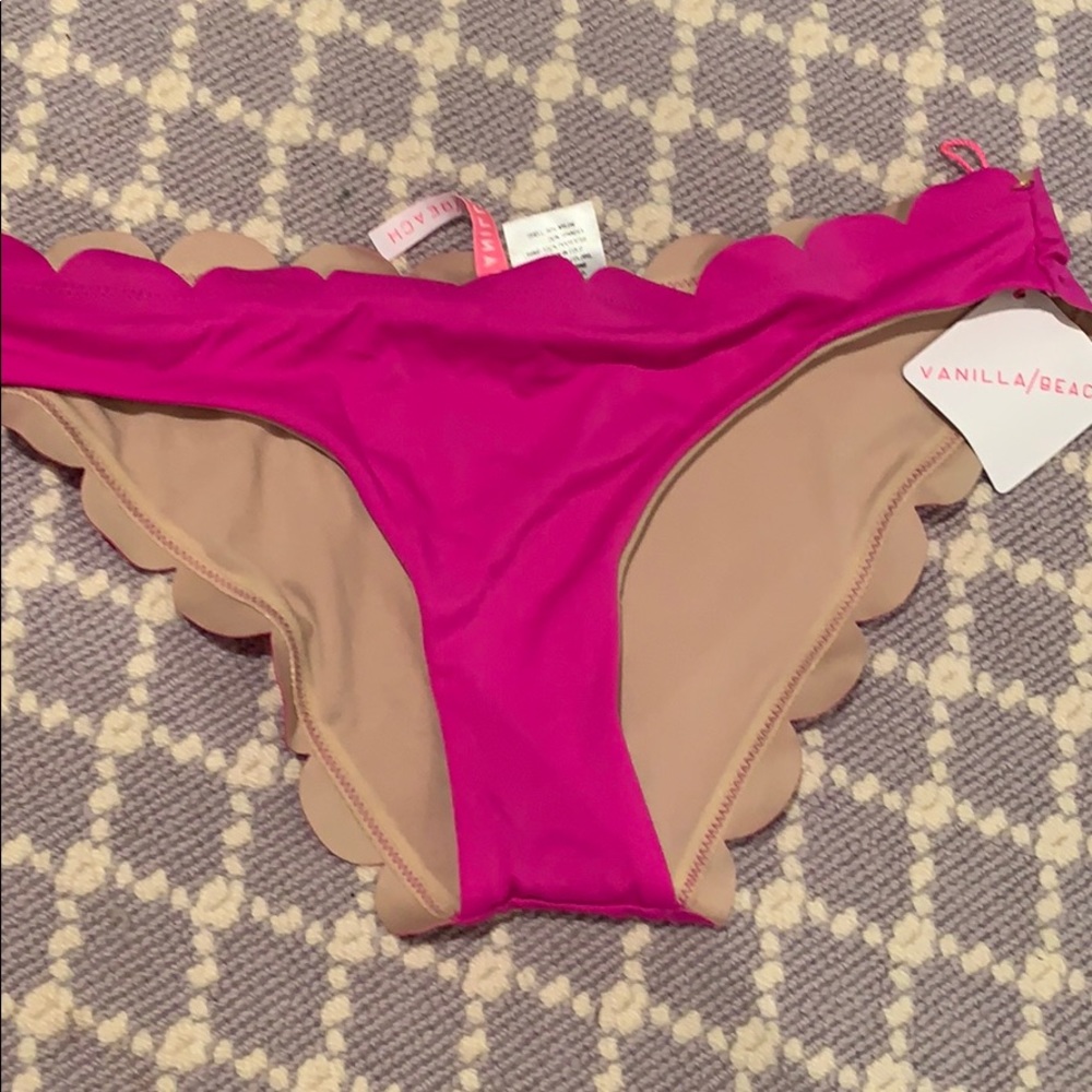 Pink bathing suit bottoms